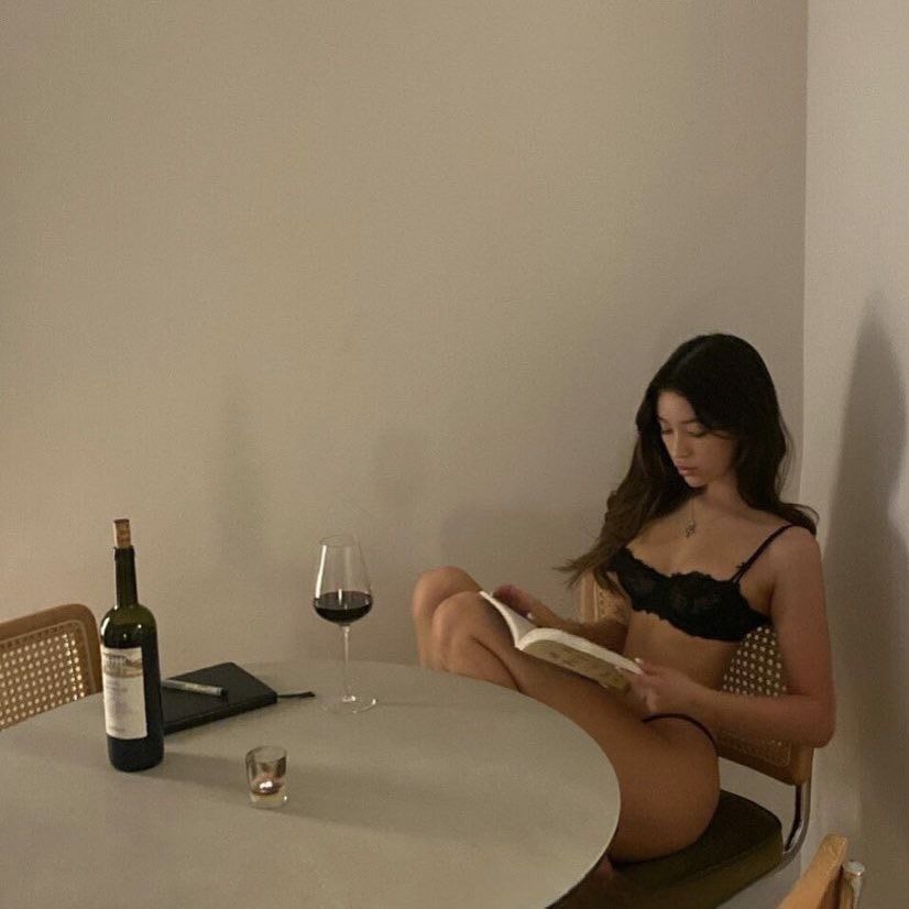 Lace, table, late evening